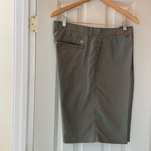 Callaway men’s golf shorts, plaid, 38